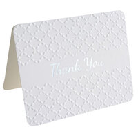 Hipp Thank You Cards Pack of 10 Foil Embossed - White