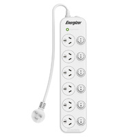 Energizer Power Board 6-Port with Switches Power Surge Protector ET-6OSPSSW