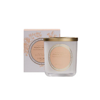 MOR Emporium Classics Blanc Perfumed Candle 380g Peach Delight, EMFC07