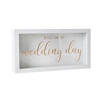 Splosh Wedding Day Message Box Keepsake 264x136mm MB03 Wedding or Engagement Gift