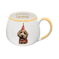 Splosh Mug Painted Pet Labradoodle, Gift For Dog Lover PPT013
