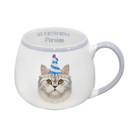 Splosh Mug Painted Pet Persian, Gift For Cat Lover PPT025