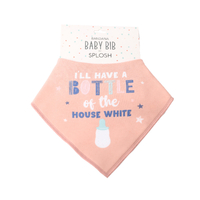 Baby Bib House White, Splosh BBY208 Baby Gift