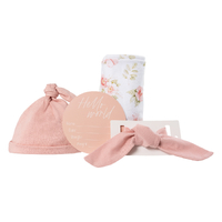Baby Announcement Set Floral Pink, Splosh BBA003 Baby Gift