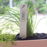 Splosh Herb Label Home Grown Chives, Ceramic Plant Label Garden Tag HMG015