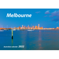2022 Calendar Melbourne Horizontal Wall by New Millennium Images