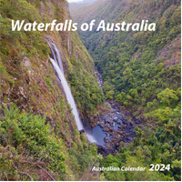 2024 Calendar Waterfalls of Australia Square Wall by New Millennium Images