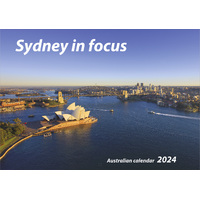2024 Calendar Sydney In Focus Horizontal Wall by New Millennium Images