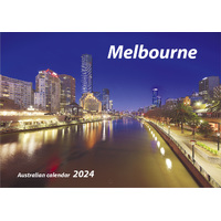 2024 Calendar Melbourne Horizontal Wall by New Millennium Images