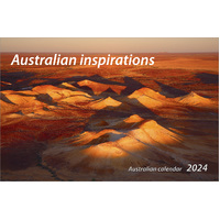 2024 Calendar Australian Inspirations Desktop Spiral by New Millennium Images