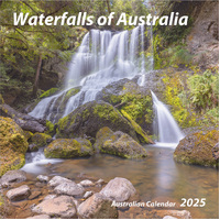 2025 Calendar Waterfalls of Australia Square Wall by New Millennium Images