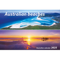 2025 Calendar Australian Beaches Horizontal Wall by New Millennium Images