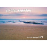 2025 Calendar Sydney Beaches Horizontal Wall by New Millennium Images