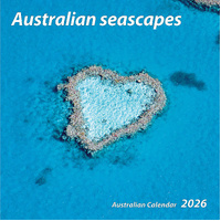 2026 Calendar Australian Seascapes Square Wall