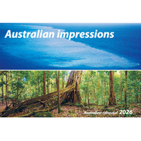 2026 Calendar Australian Impressions Horizontal Wall