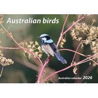 2026 Calendar Australian Birds Horizontal Wall