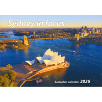2026 Calendar Sydney In Focus Horizontal Wall