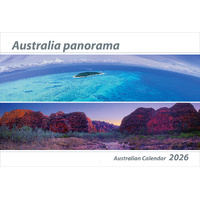 2026 Calendar Australia Panorama Large Wall Spiral