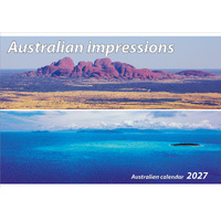 2027 Calendar Australian Impressions Horizontal Wall by New Millennium Images
