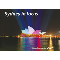 2027 Calendar Sydney In Focus Horizontal Wall by New Millennium Images