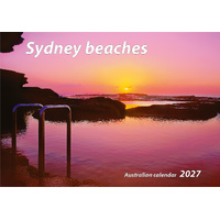 2027 Calendar Sydney Beaches Horizontal Wall by New Millennium Images