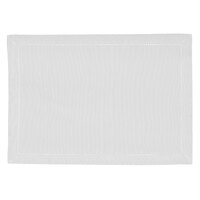 RANS Placemat Elegant Hemstitch 33x48cm White, Table Linen