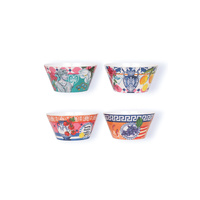 La La Land Bowls 14cm Mediterranean Summer Set of 4, MW-LL15
