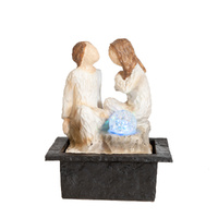 EwaterFeatures Water Fountain 27cm BFF, Home Office Garden Decor, EWF3212485