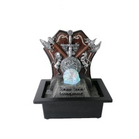 EwaterFeatures Water Fountain 27cm Conqueror, Home Office Garden Decor, EWF2502