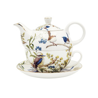 PNC Tea Set Tea for One Australian Birds Fine Bone China, CW1094