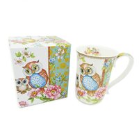 Mug - Owls Mug 405mL, Fine Bone China, Quality Homeware PNC