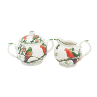 PNC Sugar & Creamer Set King Parrot Fine Bone China, CW1331