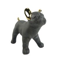 Ornament Standing Dog 16cm Gold by Urban Products UH016556, Cute Home Decor