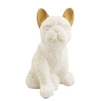 Ornament Sitting Dog 16cm Mustard by Urban Products UH016571, Cute Home Decor