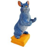 Bookend Ludicrous Bunny (Single) 24cm Vibrant Blue, Urban Products UH163001