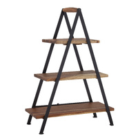 Davis & Waddell Fine Foods Three Tier Serving Stand Natural & Black, DTA0578
