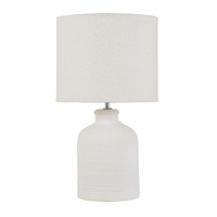 Amalfi Isla Table Lamp 47cm White Wash, isAlbi CWTLAM724