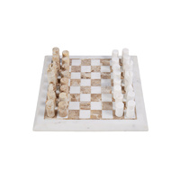 Grand Designs Chess Set 31cm Marble Inlay, GDGS01