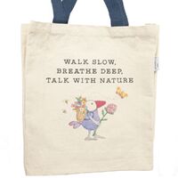 Twigseeds Tote Bag Breathe, Canvas bag, Shopping bag, Beach bag