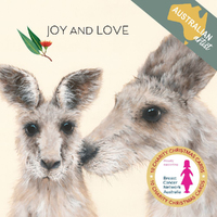 Christmas Card (Pk of 10) BCNA Kangaroo Love by Vevoke HS-XCP23009