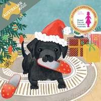 Christmas Card (Pk of 10) BCNA Christmas Puppy by Vevoke HS-XCP23015