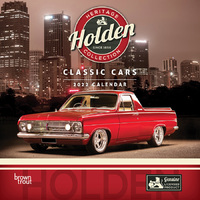 2022 Calendar Classic Cars Holden Official Mini Wall by Browntrout A00628