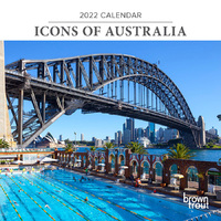 2022 Calendar Icons of Australia Mini Wall by Browntrout A00796