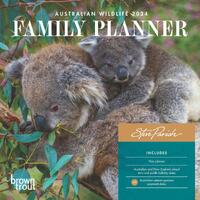2024 Calendar Australian Wildlife Family Planner Square Wall Browntrout A03322