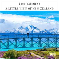2024 Calendar A Little View of New Zealand Mini Wall Browntrout A03384
