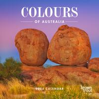 2024 Calendar Colours of Australia Square Wall Browntrout A03483
