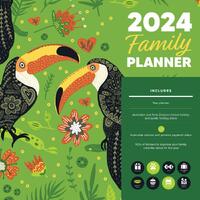 2024 Calendar Family Planner Square Wall Browntrout A03582