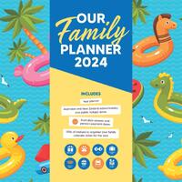 2024 Calendar Our Family Planner Square Wall Browntrout A03667