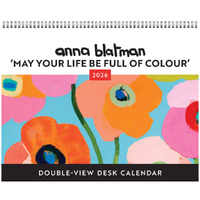 2026 Calendar Anna Blatman Double-View Desk Easel, BrownTrout A05333