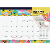 2026 Calendar Anna Blatman  Desk Pad, BrownTrout A05418